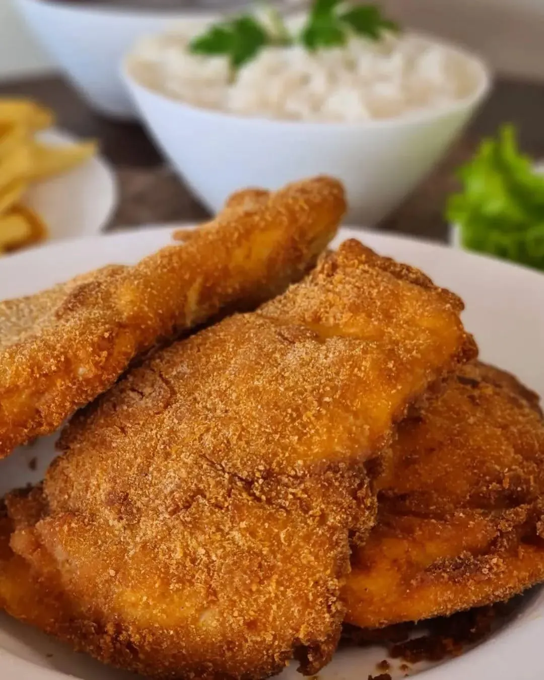 Marmitex Grande Com Bife Milanesa