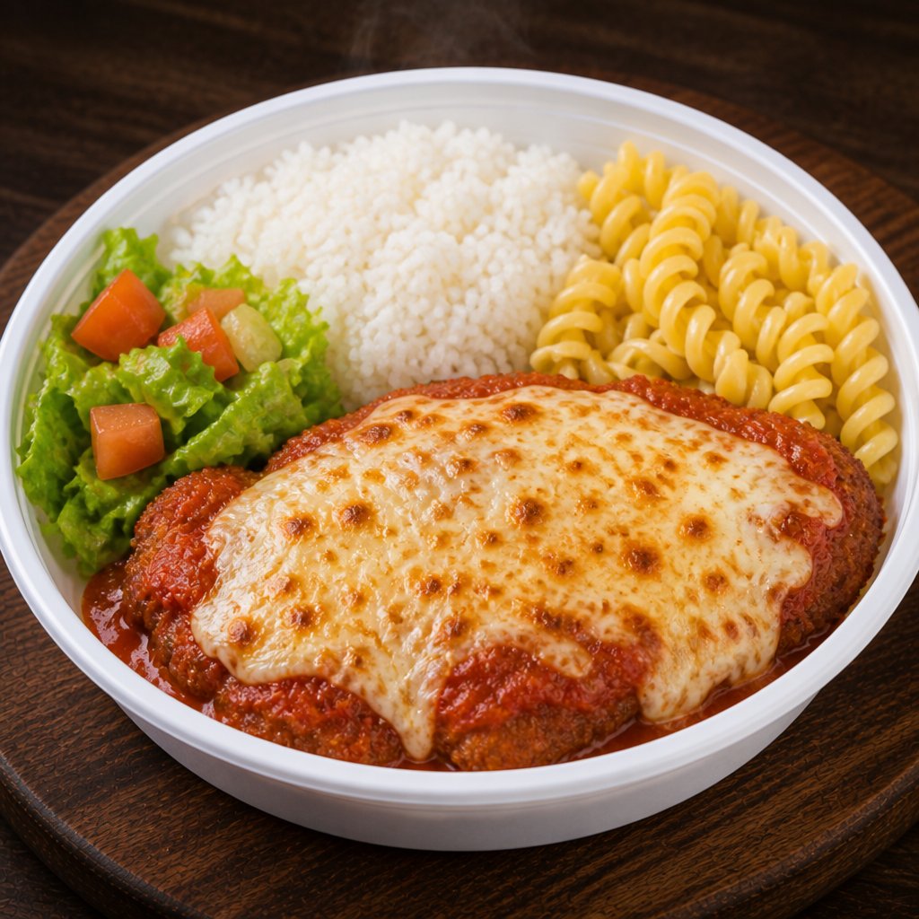 Marmitex Grande Bife Parmegiana